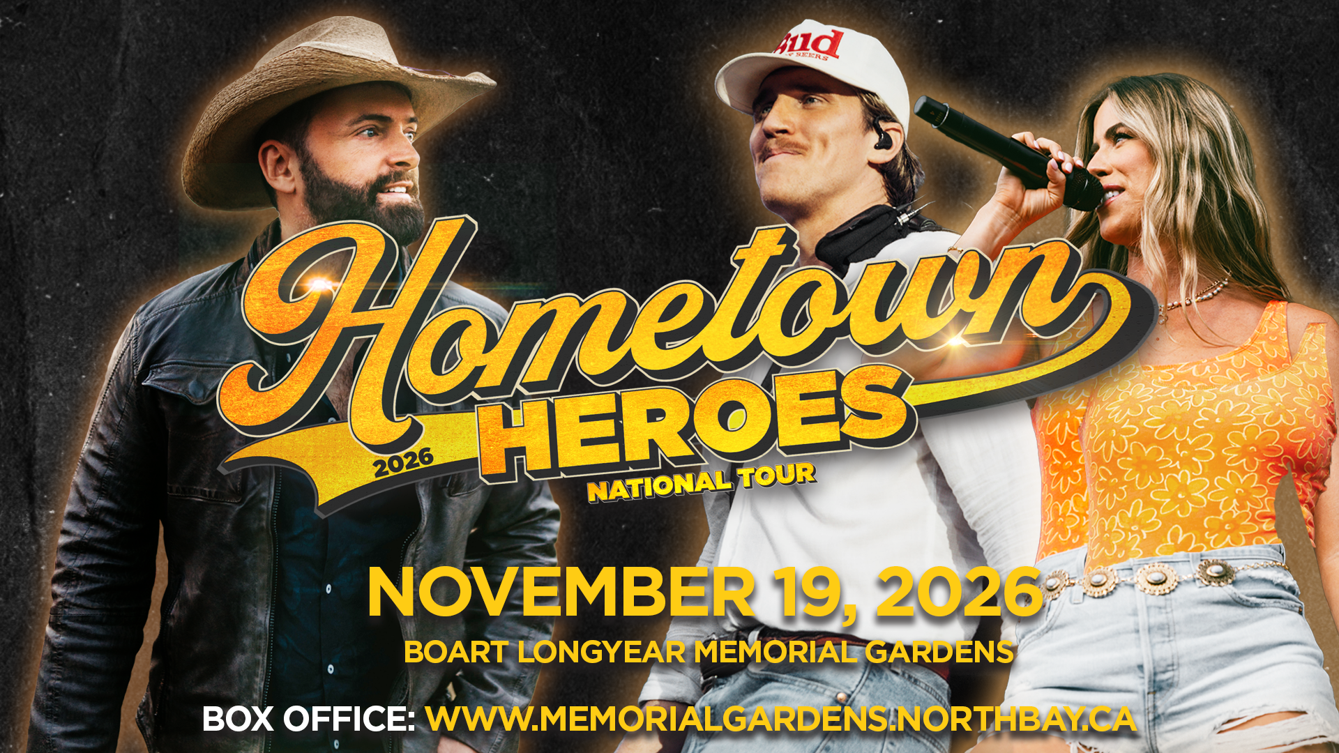 poster for hometown heroes concert